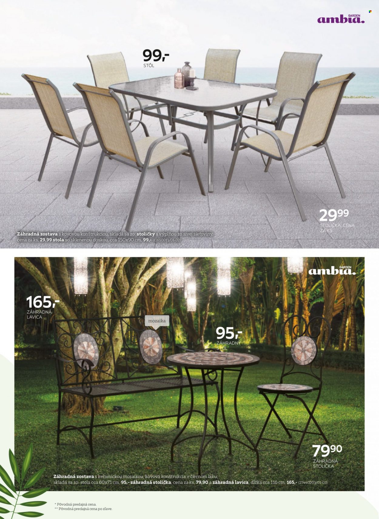 thumbnail - Leták XXXLutz - 21.4.2022 - 31.12.2022 - Produkty v akcii - stôl, stolička, lavica, zahradný nábytok, záhradný stôl, záhradná stolička, mozaika. Strana 22.