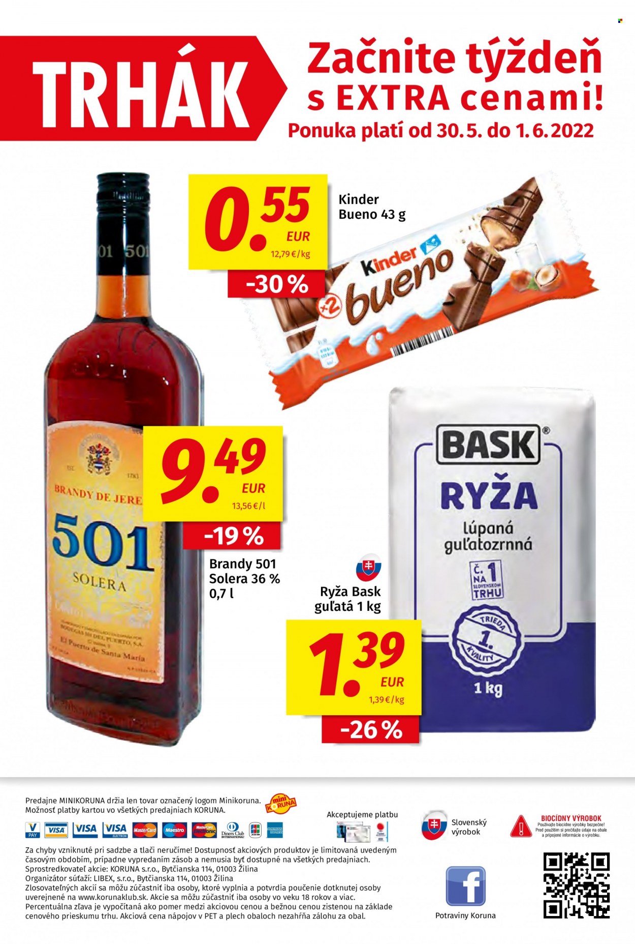 Leták Potraviny KORUNA - 20.5.2022 - 1.6.2022. Strana 12