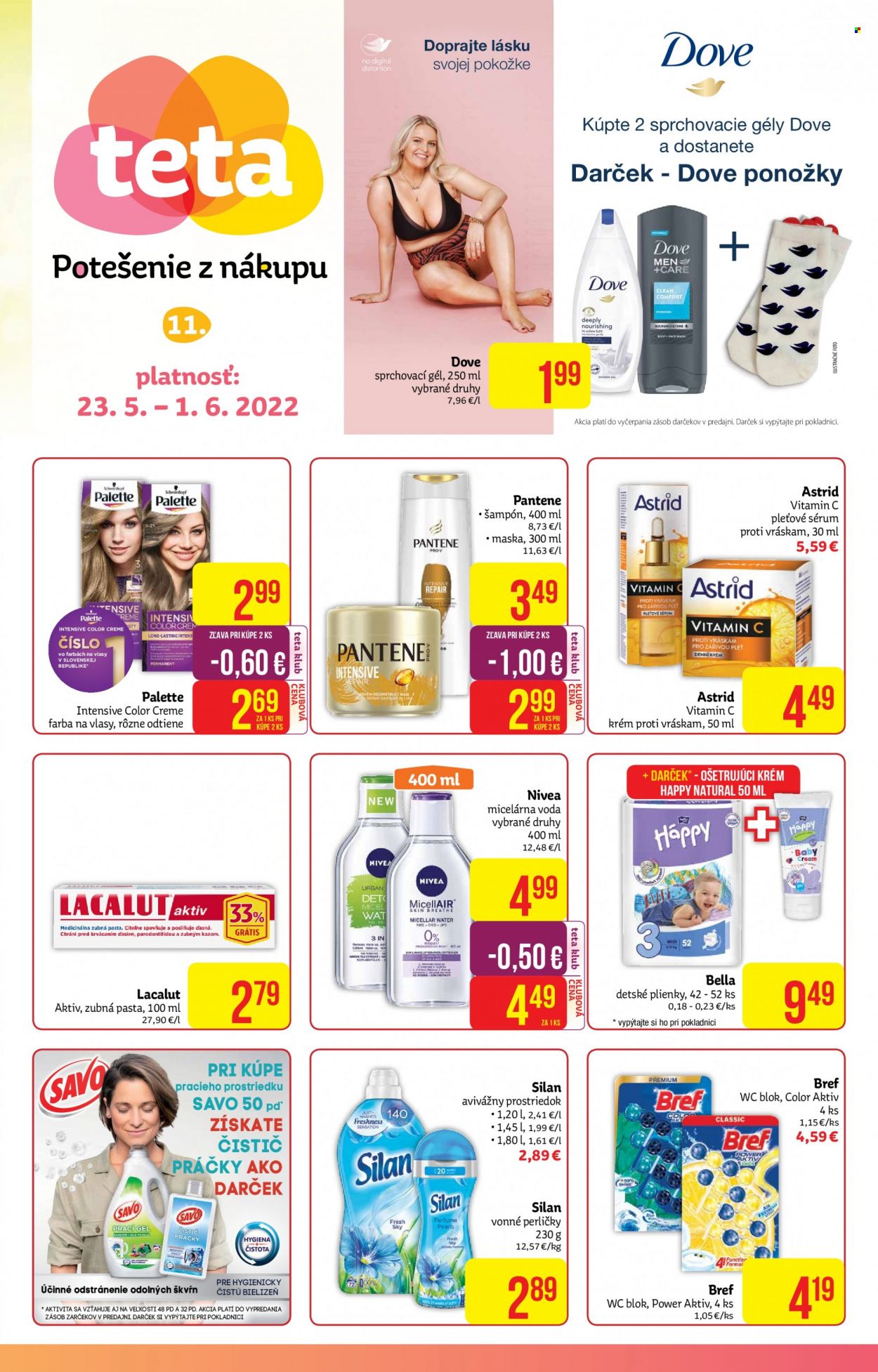 Leták Teta drogerie - 23.5.2022 - 1.6.2022. Strana 1