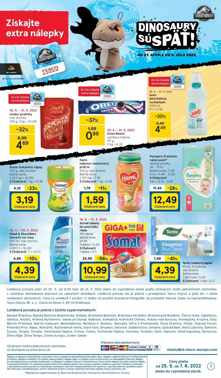 Leták TESCO supermarket - 25.5.2022 - 31.5.2022. Strana 7