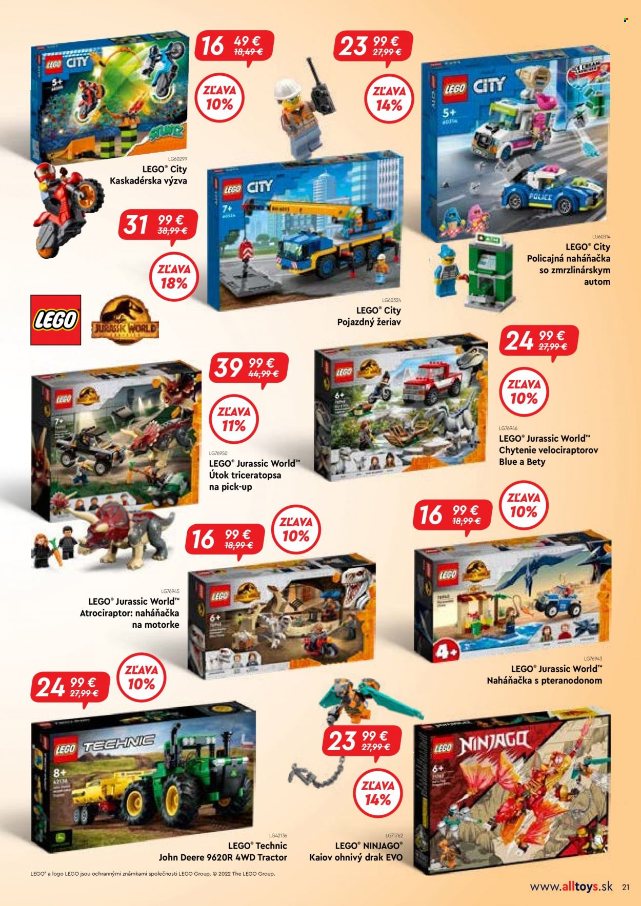Leták Alltoys - 23.5.2022 - 31.8.2022. Strana 21