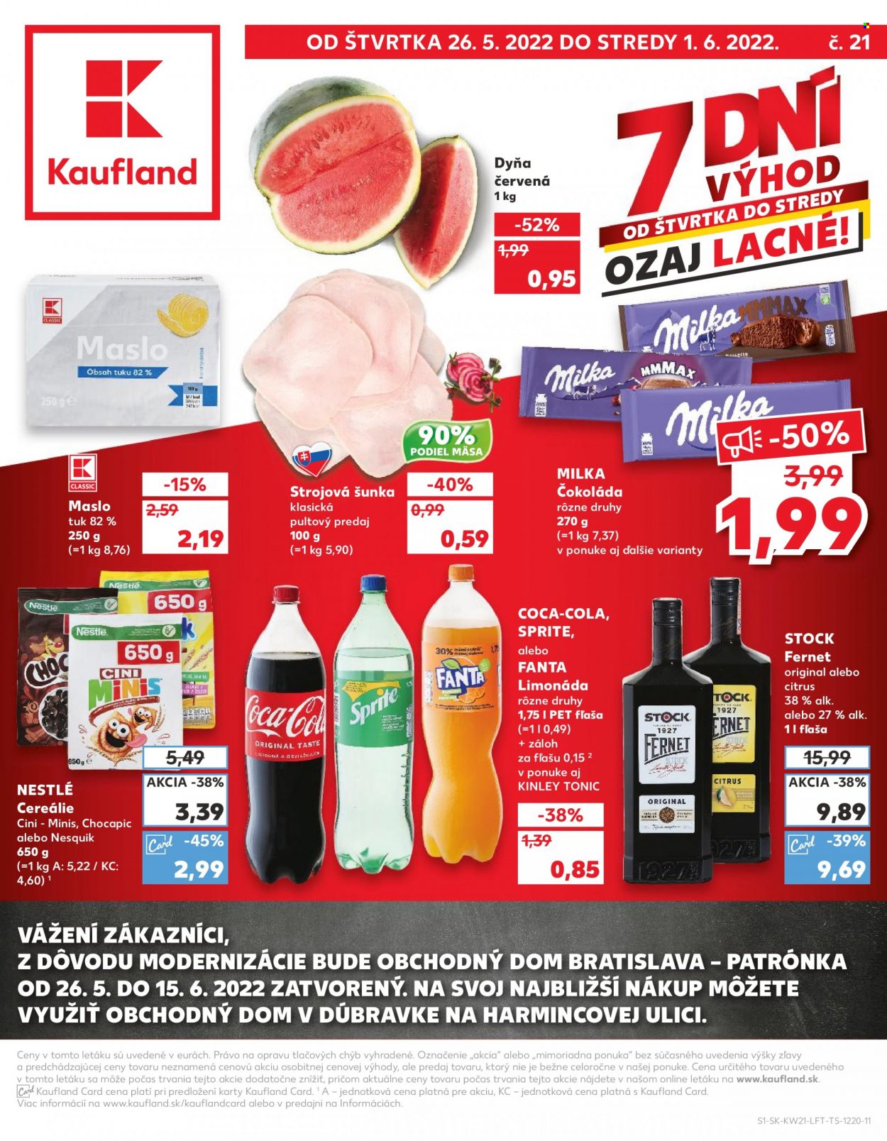 Leták Kaufland - 26.5.2022 - 1.6.2022. Strana 1