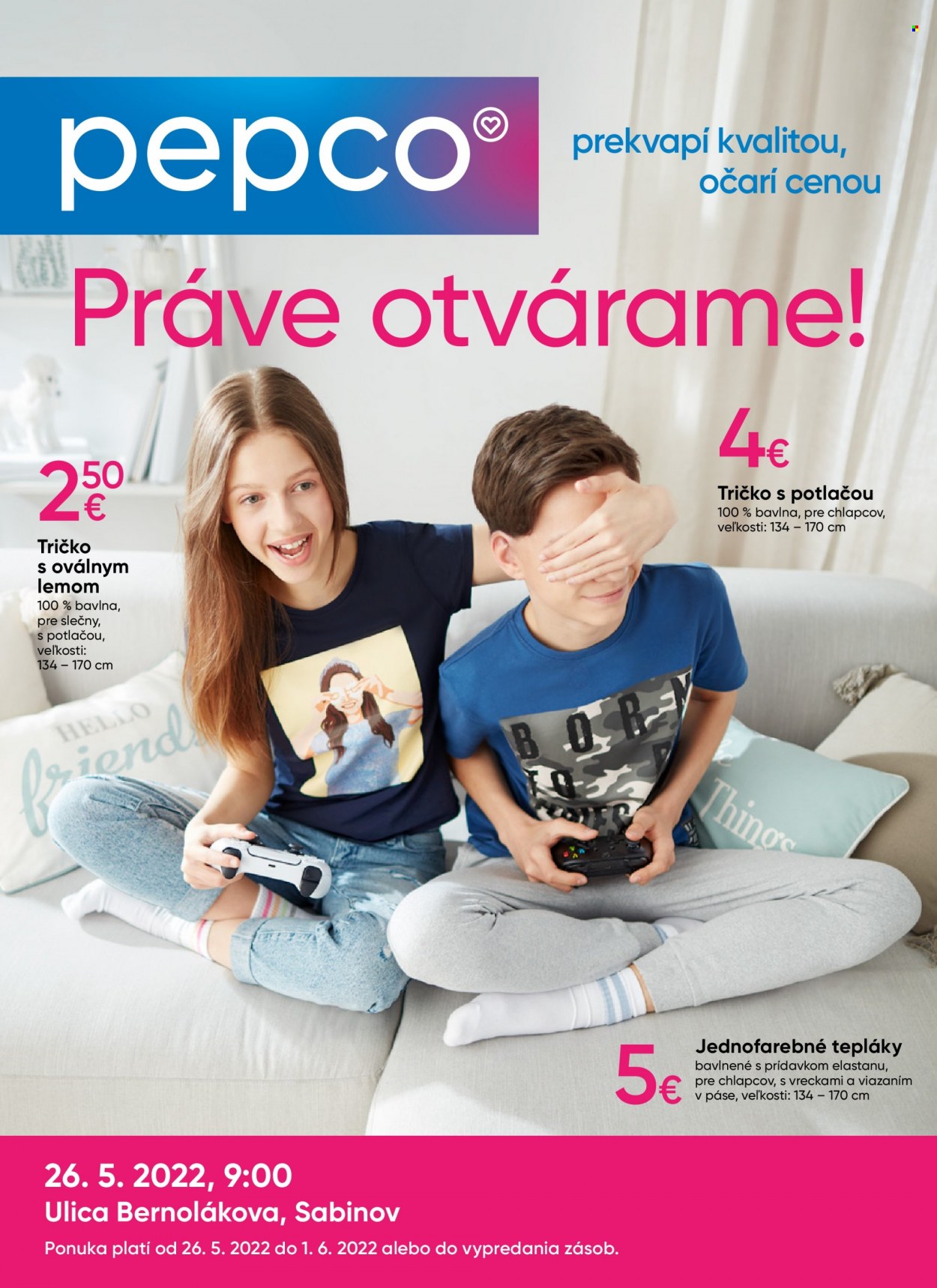 Leták Pepco - 26.5.2022 - 1.6.2022. Strana 1