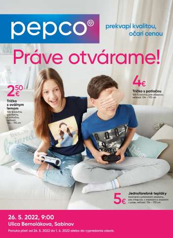 Leták Pepco - 26.5.2022 - 1.6.2022.
