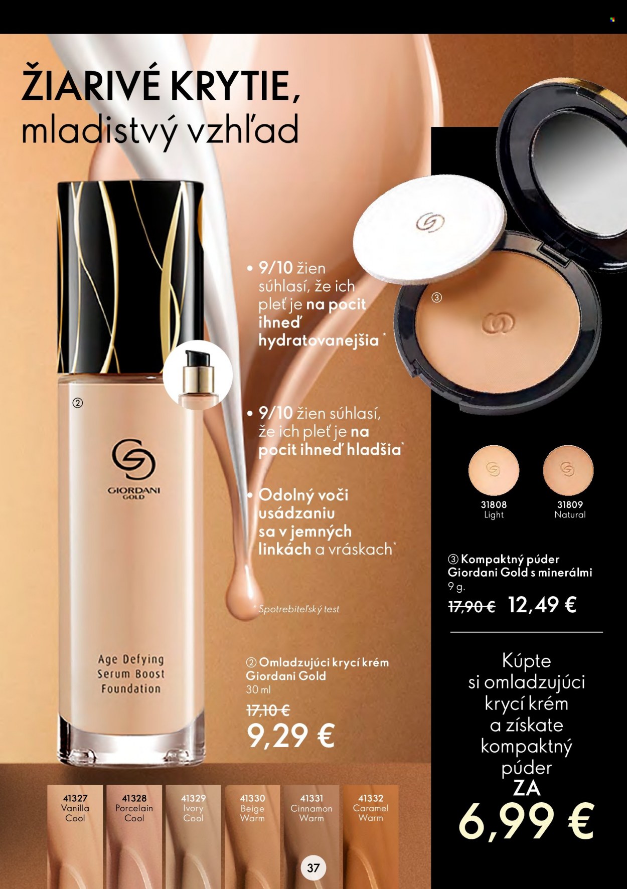 Leták Oriflame - 25.5.2022 - 14.6.2022. Strana 37