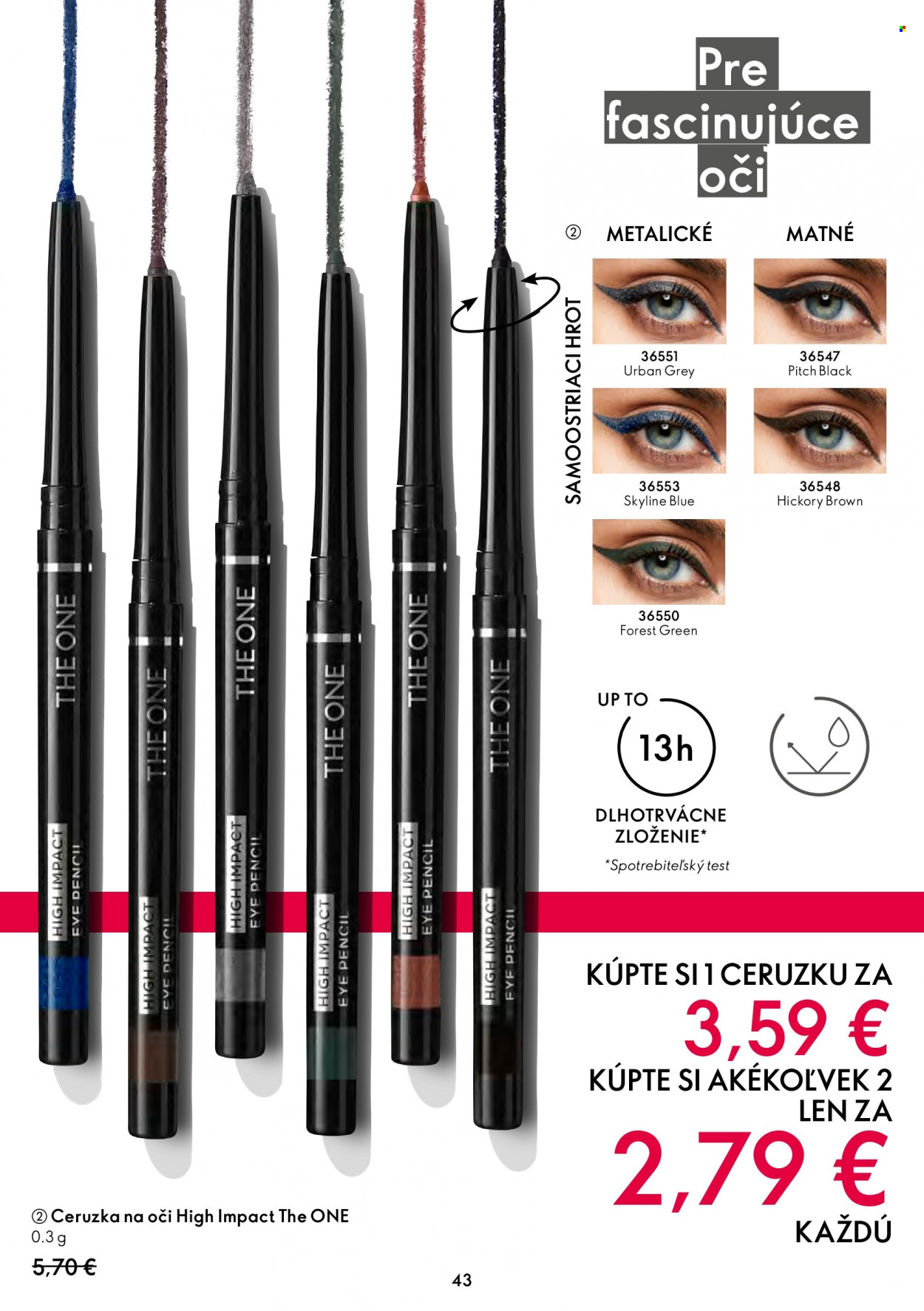 Leták Oriflame - 25.5.2022 - 14.6.2022. Strana 43