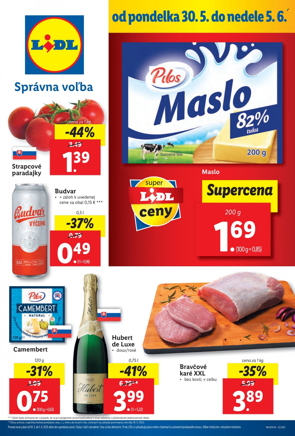 Leták Lidl - 30.5.2022 - 5.6.2022. Strana 1