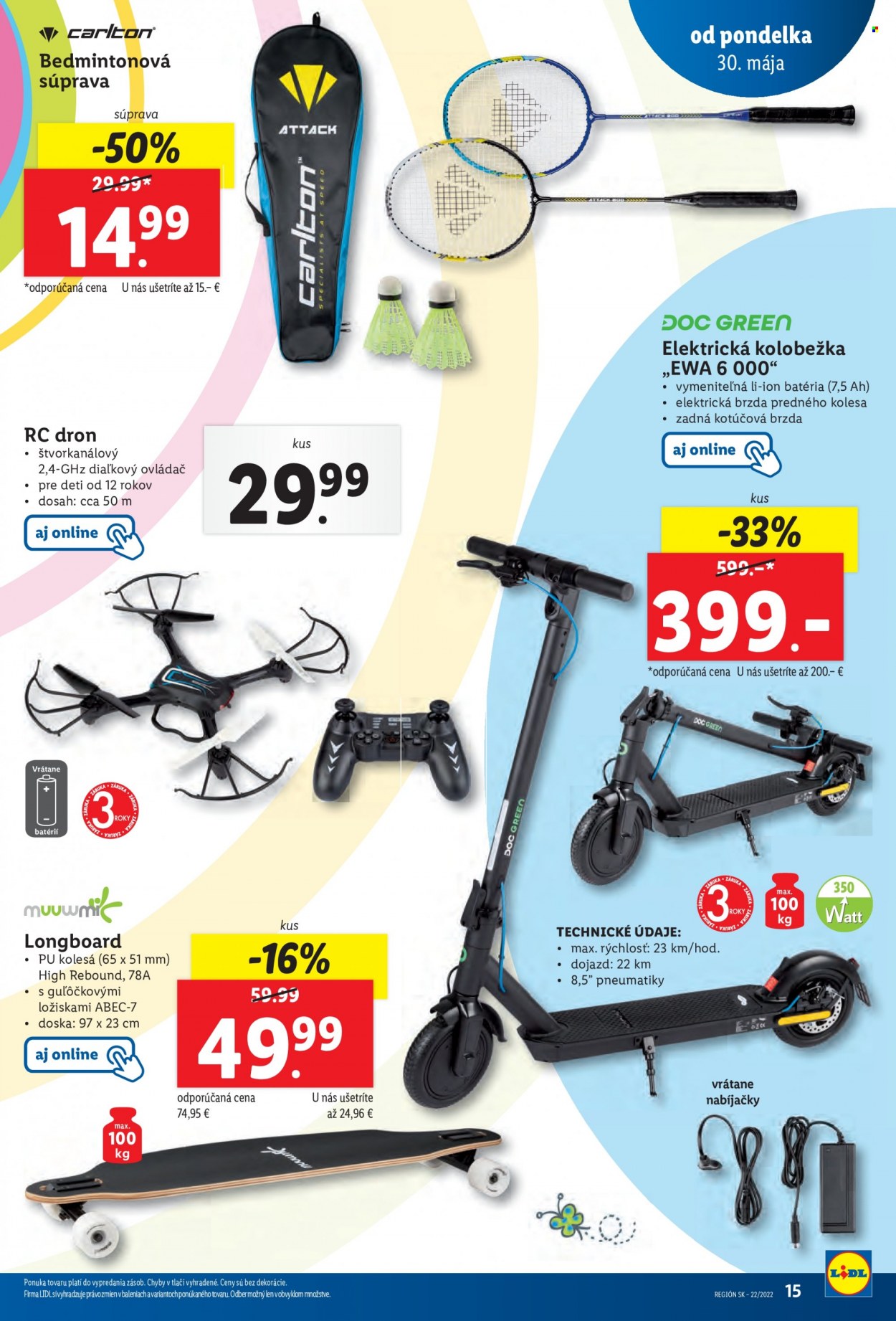 Leták Lidl - 30.5.2022 - 5.6.2022. Strana 15