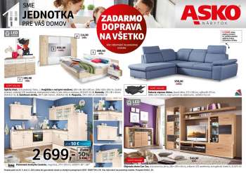 Leták Asko Nábytok - 26.5.2022 - 8.6.2022.
