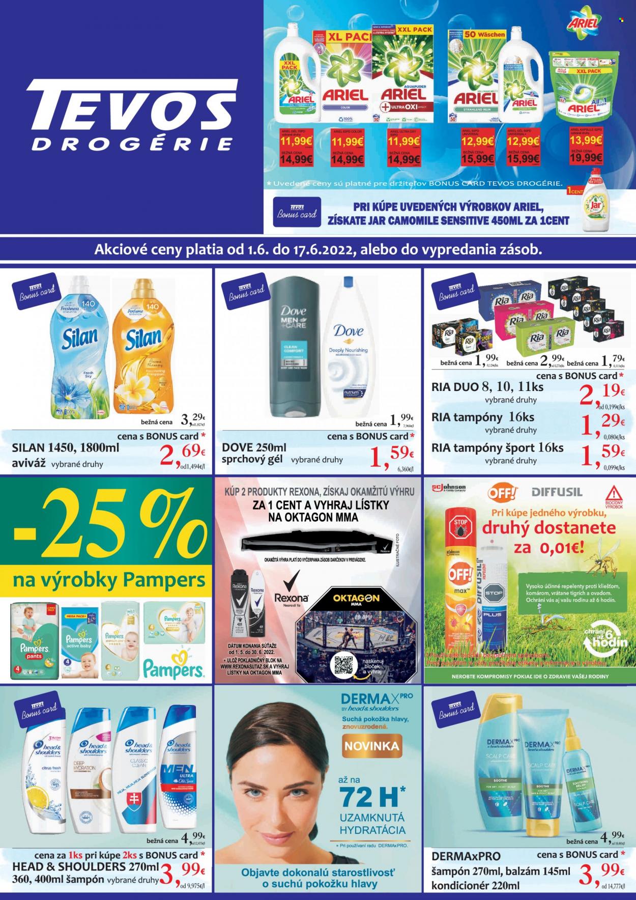 Leták Tevos Drogérie - 1.6.2022 - 17.6.2022. Strana 1