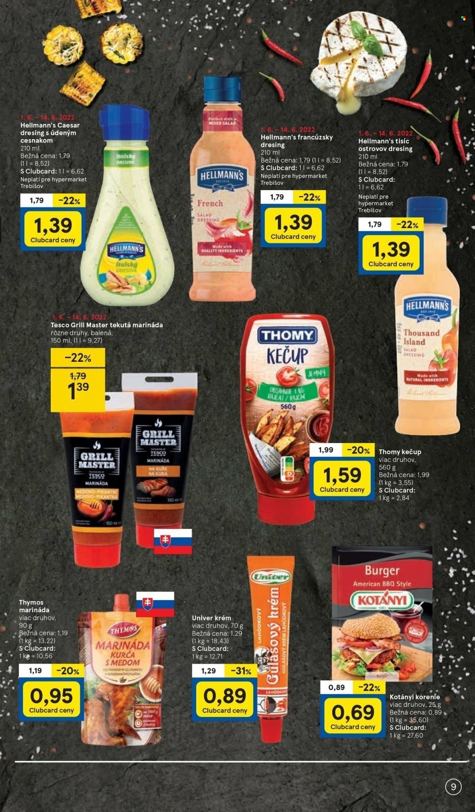 Leták TESCO - 1.6.2022 - 28.6.2022. Strana 9