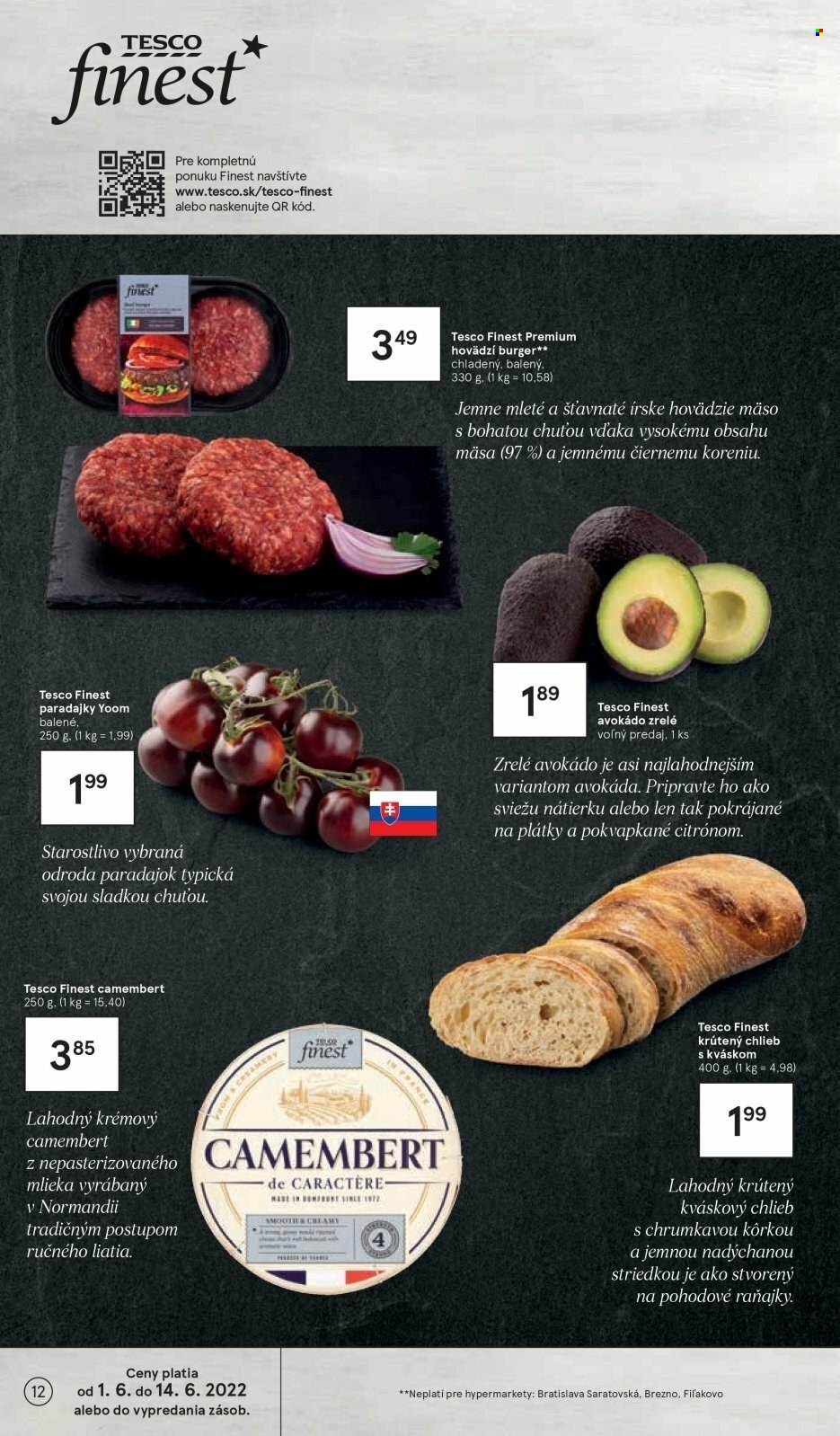 Leták TESCO - 1.6.2022 - 28.6.2022. Strana 12