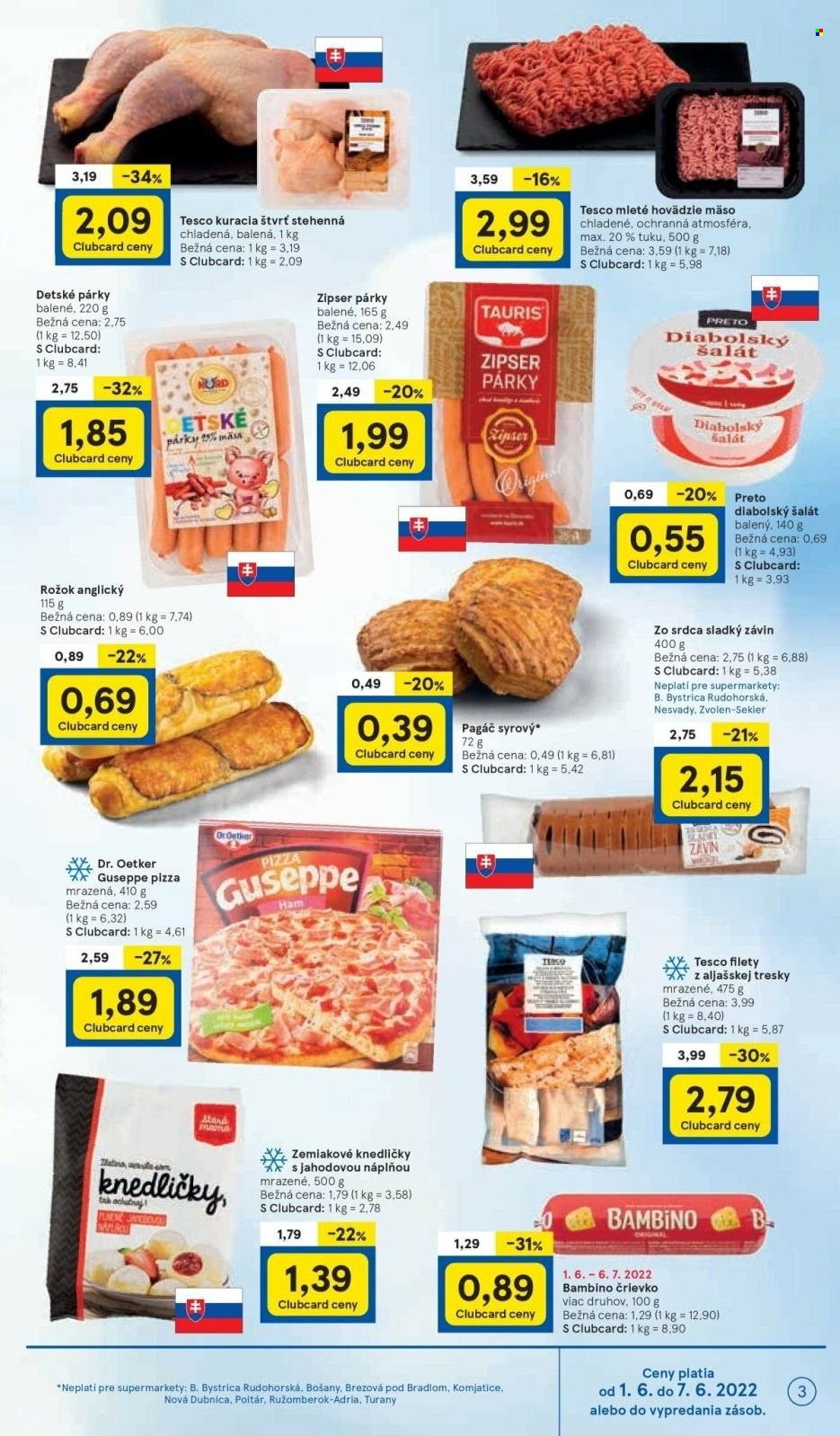 Leták TESCO supermarket - 1.6.2022 - 7.6.2022. Strana 3