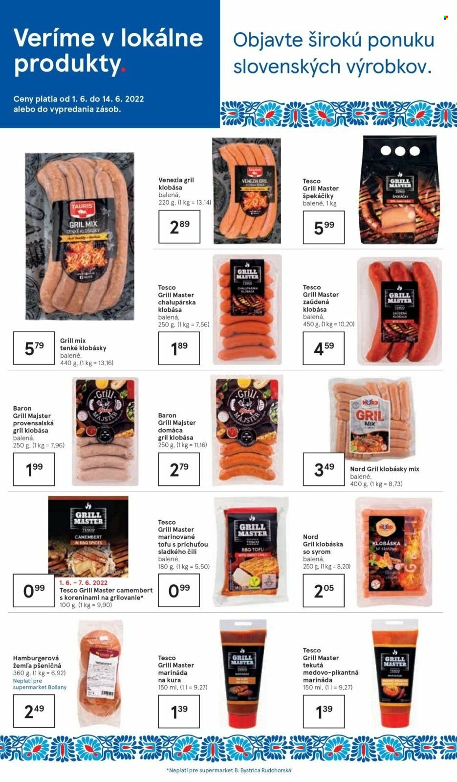 Leták TESCO supermarket - 1.6.2022 - 7.6.2022. Strana 4