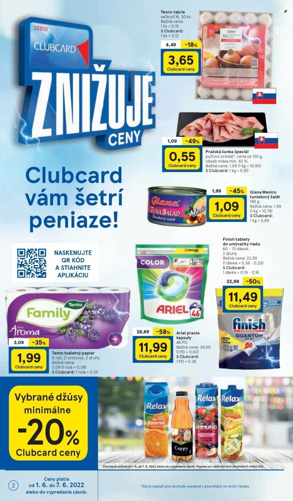 Leták TESCO - 1.6.2022 - 7.6.2022. Strana 2