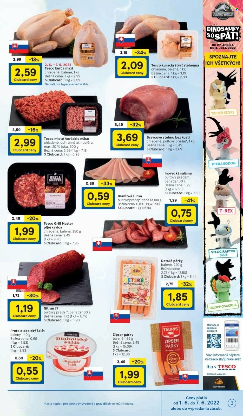 Leták TESCO - 1.6.2022 - 7.6.2022. Strana 3