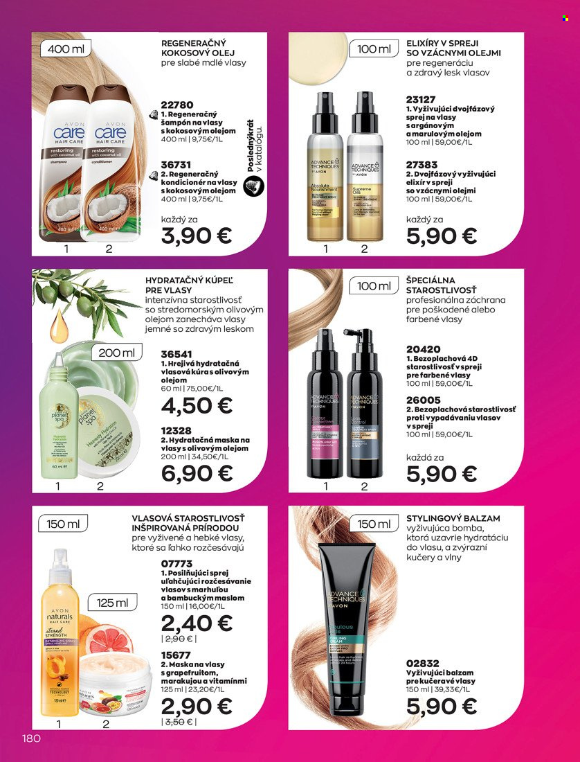 Leták Avon - 1.6.2022 - 30.6.2022. Strana 182