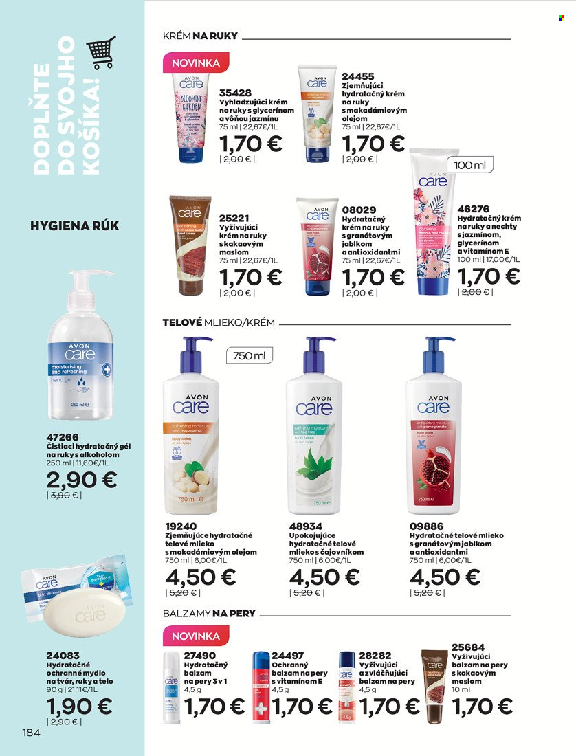 Leták Avon - 1.6.2022 - 30.6.2022. Strana 186