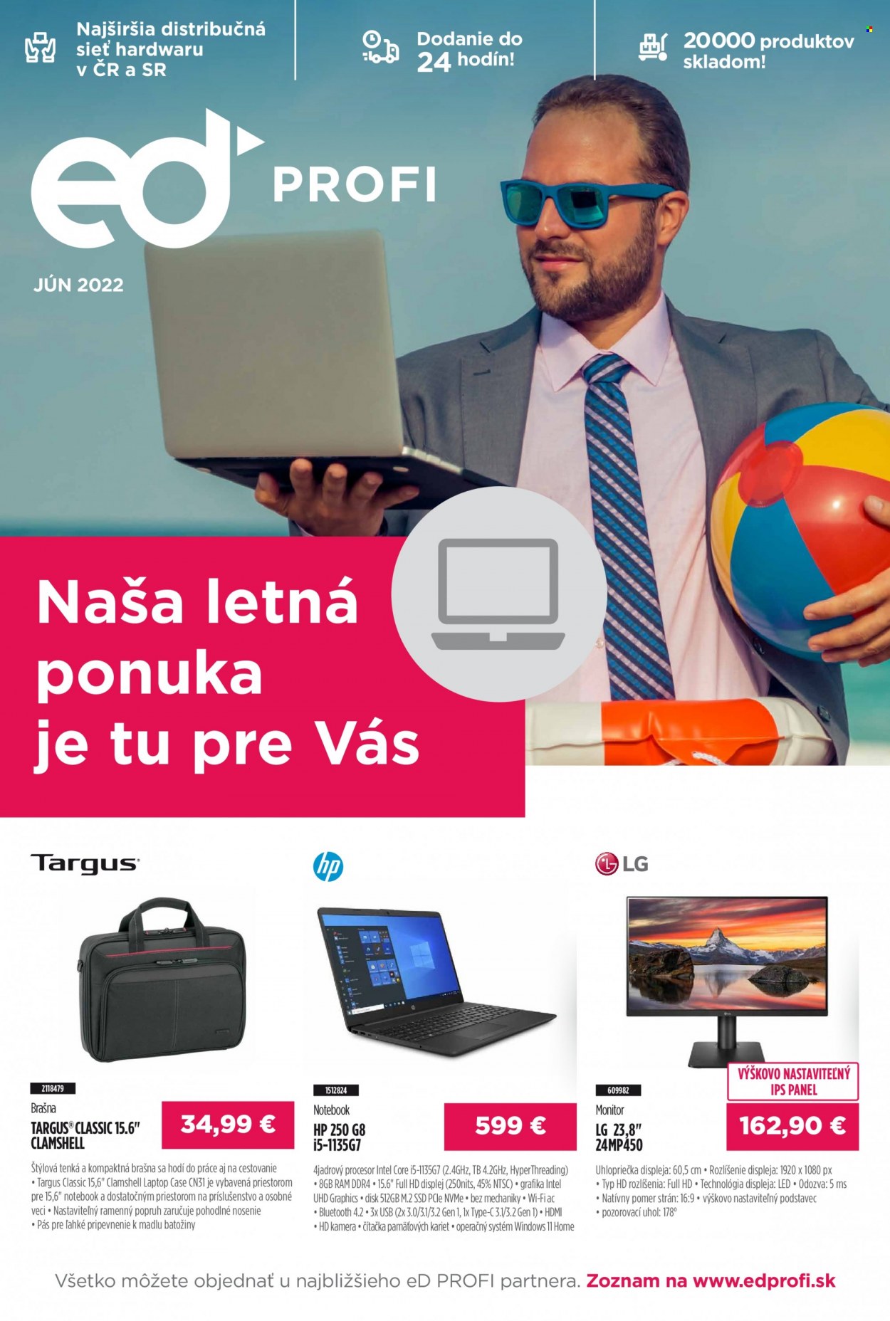 Leták eD PROFI - 1.6.2022 - 30.6.2022. Strana 1