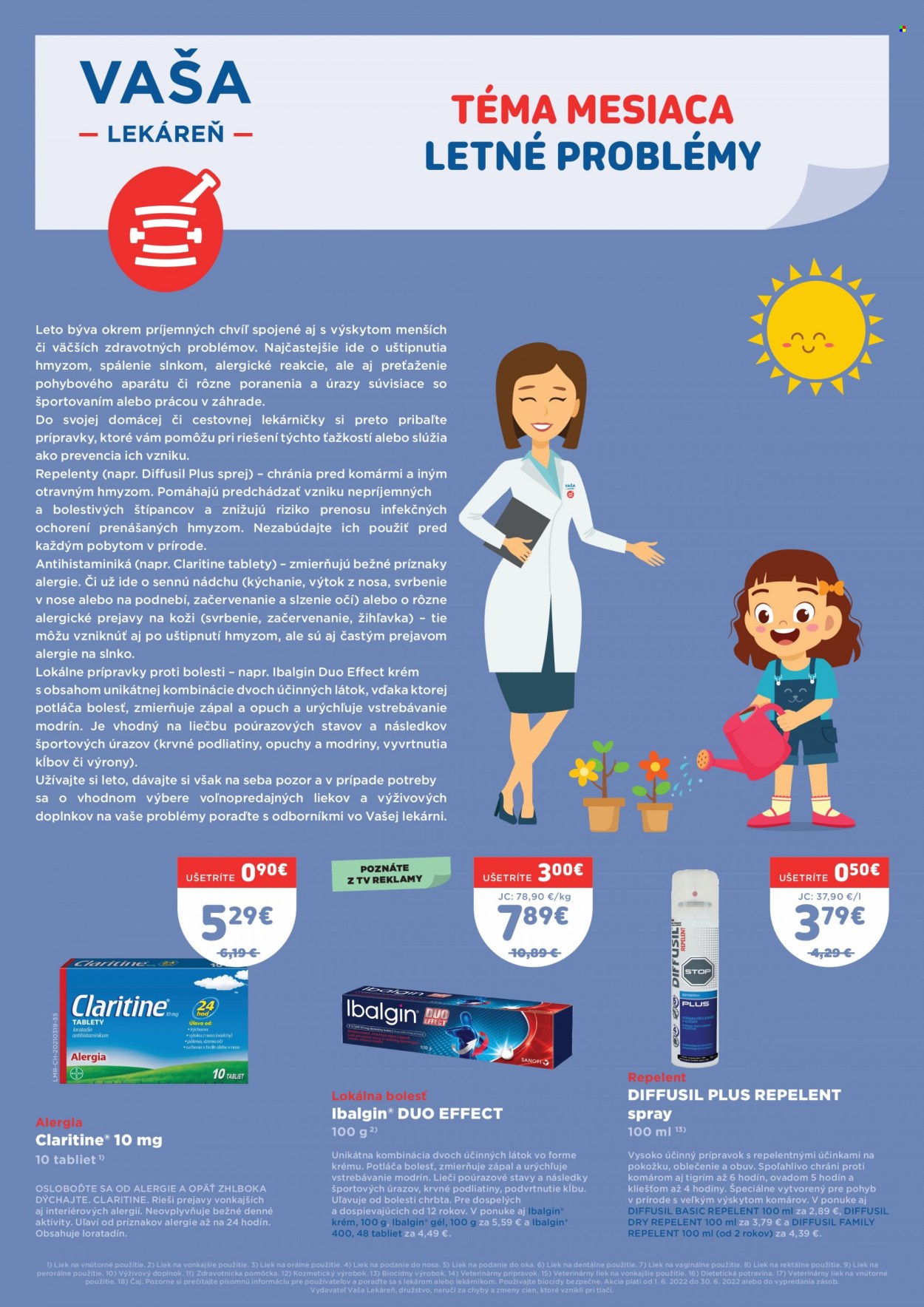 Leták Vaša lekáreň - 1.6.2022 - 30.6.2022. Strana 6