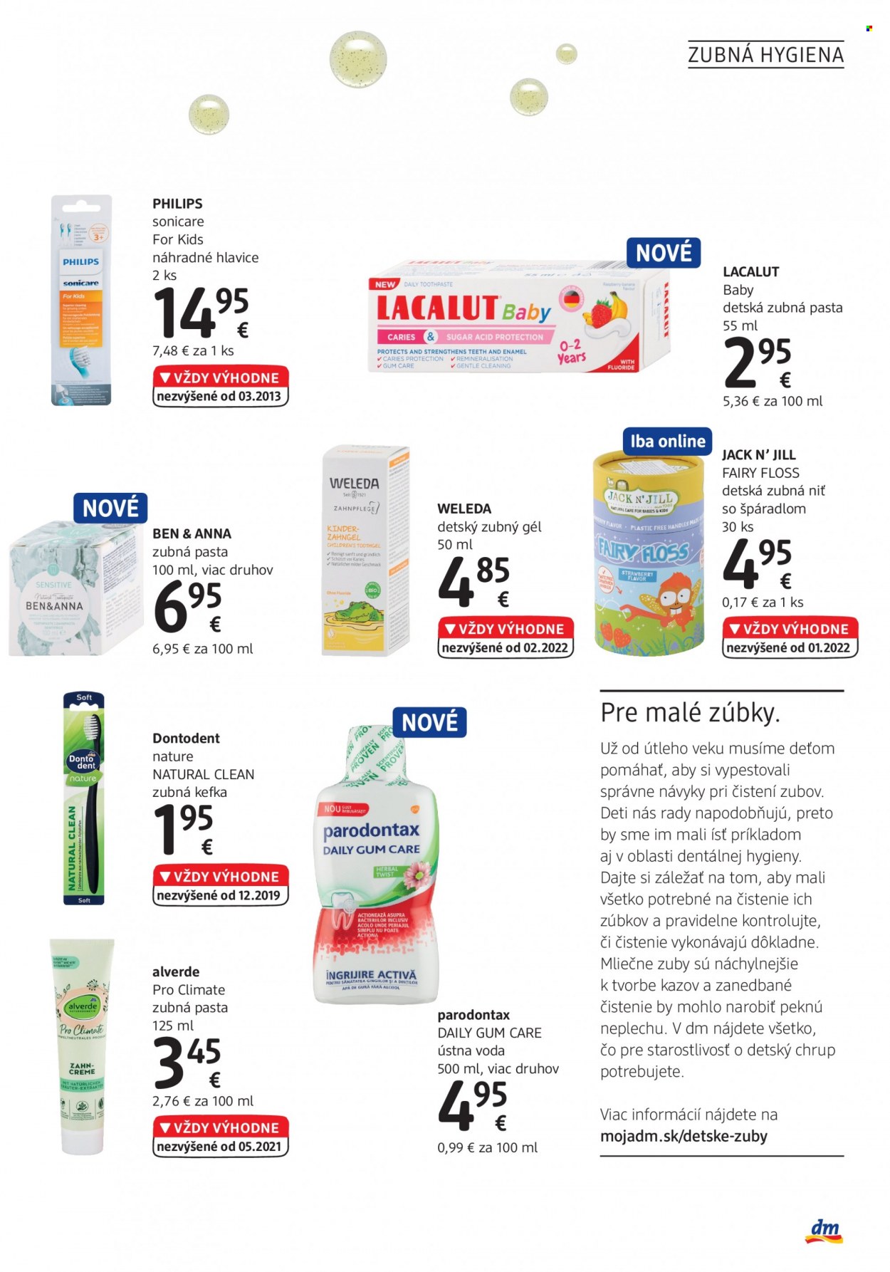 Leták dm drogerie - 1.6.2022 - 30.6.2022. Strana 21