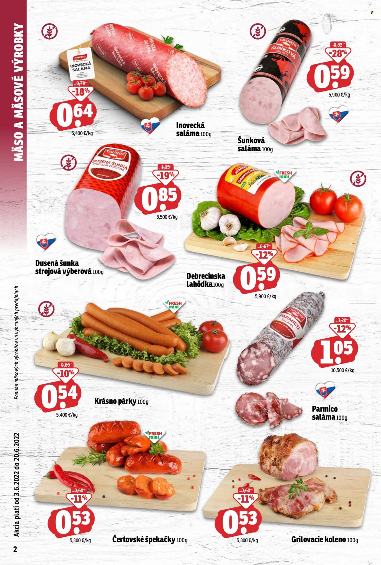 Leták FRESH - 3.6.2022 - 20.6.2022. Strana 2