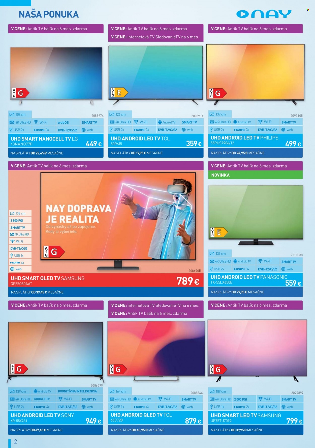 Leták NAY Elektrodom - 2.6.2022 - 6.7.2022. Strana 2