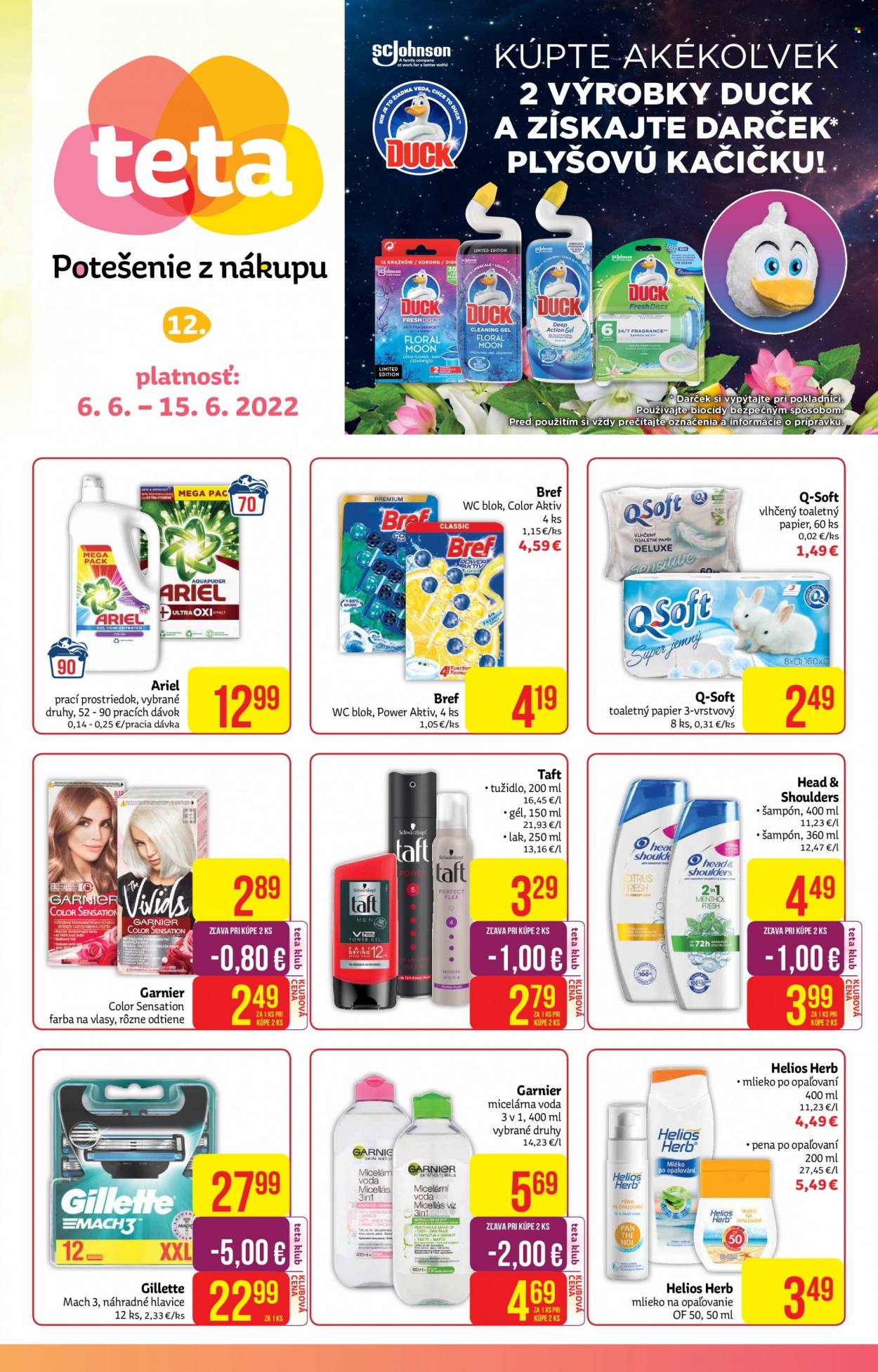 Leták Teta drogerie - 6.6.2022 - 15.6.2022. Strana 1