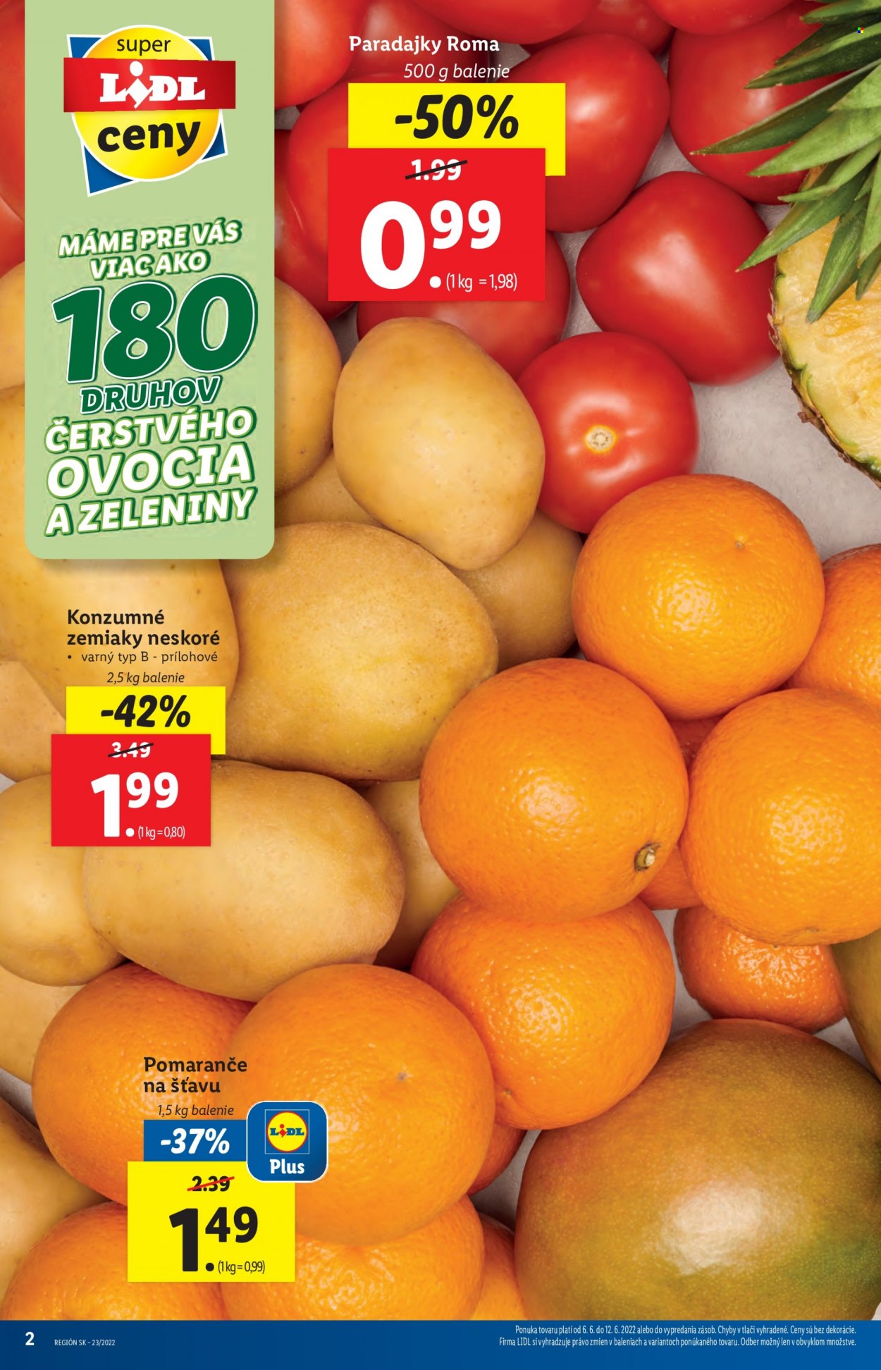 Leták Lidl - 6.6.2022 - 12.6.2022. Strana 2