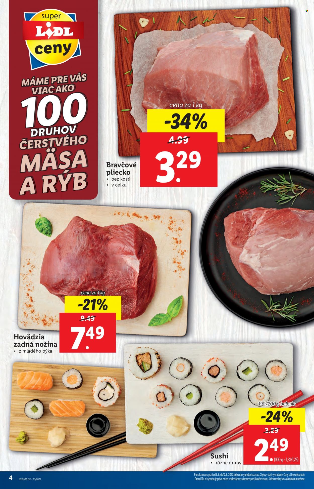 Leták Lidl - 6.6.2022 - 12.6.2022. Strana 4