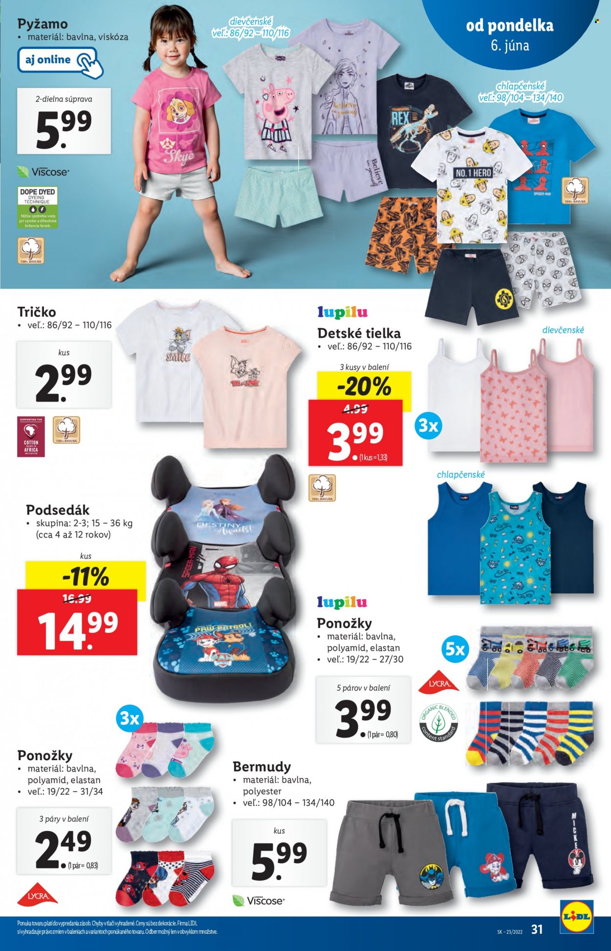 Leták Lidl - 6.6.2022 - 12.6.2022. Strana 31