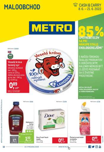 Leták Metro - 8.6.2022 - 21.6.2022.