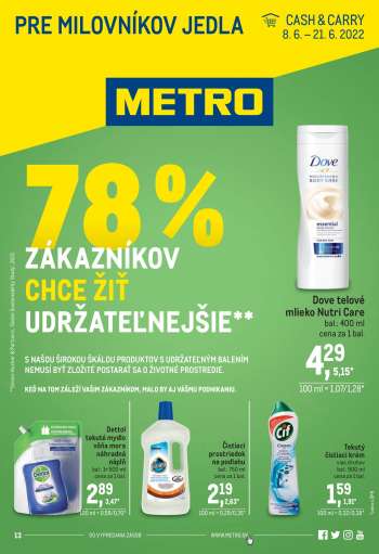 Leták Metro - 8.6.2022 - 21.6.2022.