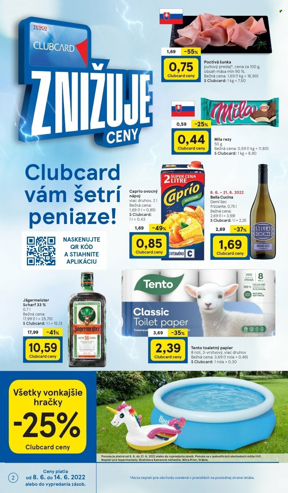 Leták TESCO - 8.6.2022 - 14.6.2022. Strana 2