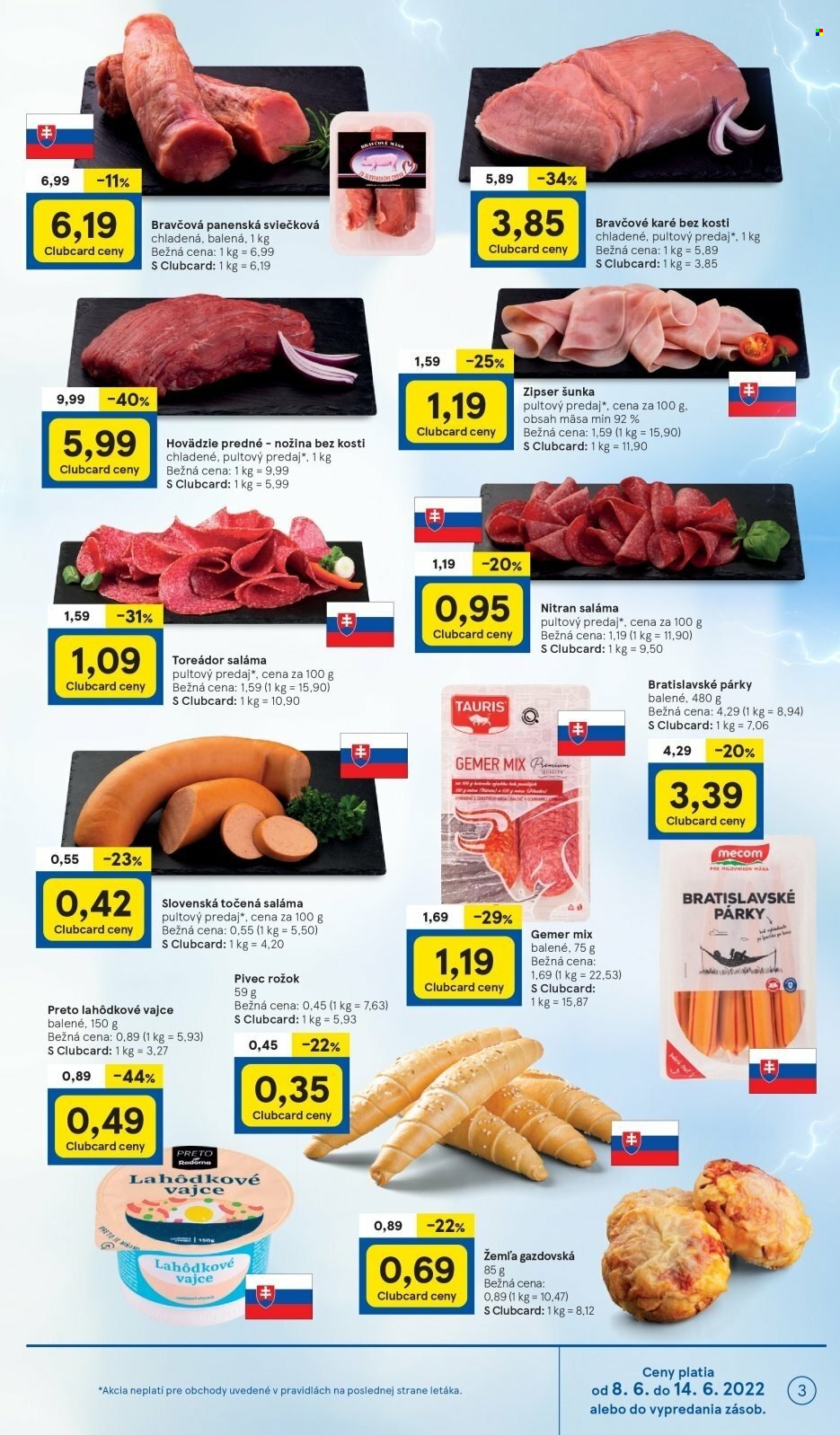 Leták TESCO - 8.6.2022 - 14.6.2022. Strana 3