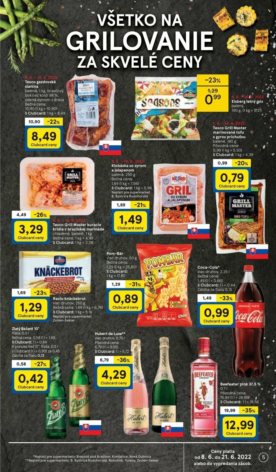 Leták TESCO supermarket - 8.6.2022 - 14.6.2022. Strana 5