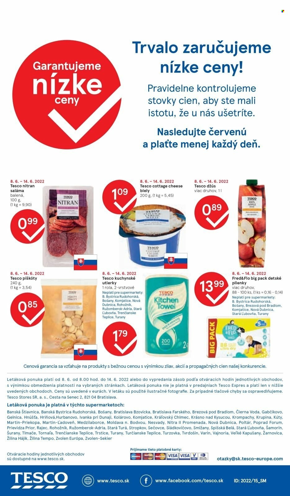 Leták TESCO supermarket - 8.6.2022 - 14.6.2022. Strana 8