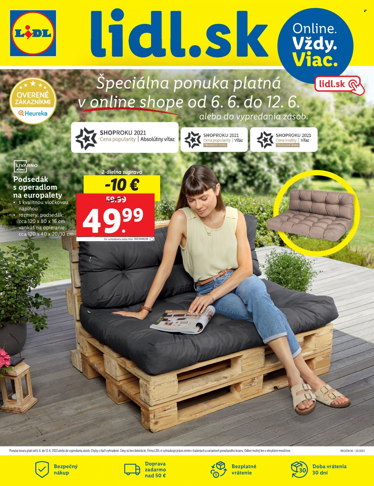 Leták Lidl - 6.6.2022 - 12.6.2022. Strana 1