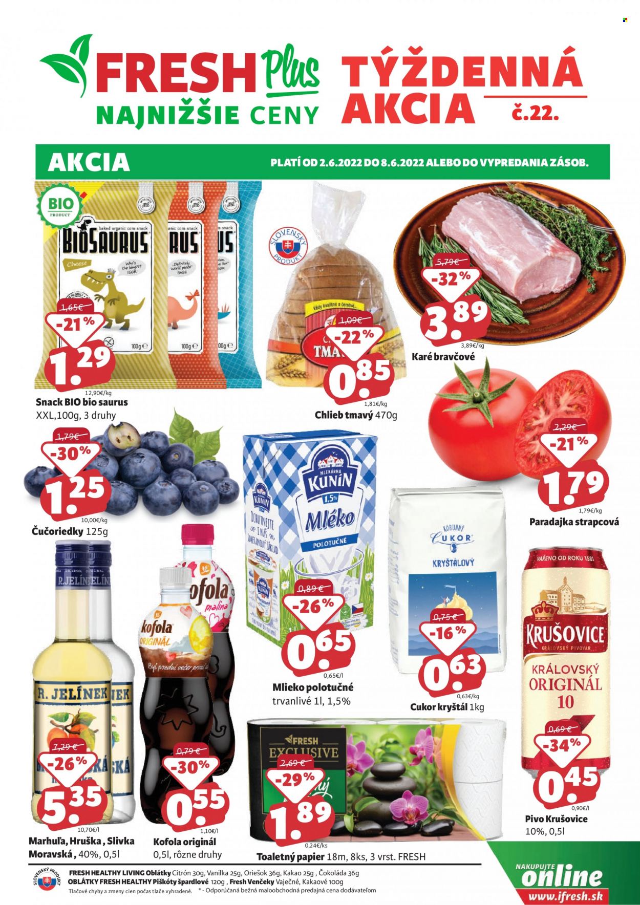 Leták FRESH - 2.6.2022 - 8.6.2022. Strana 1