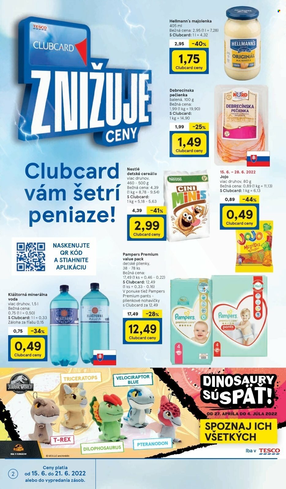 Leták TESCO supermarket - 15.6.2022 - 21.6.2022. Strana 2