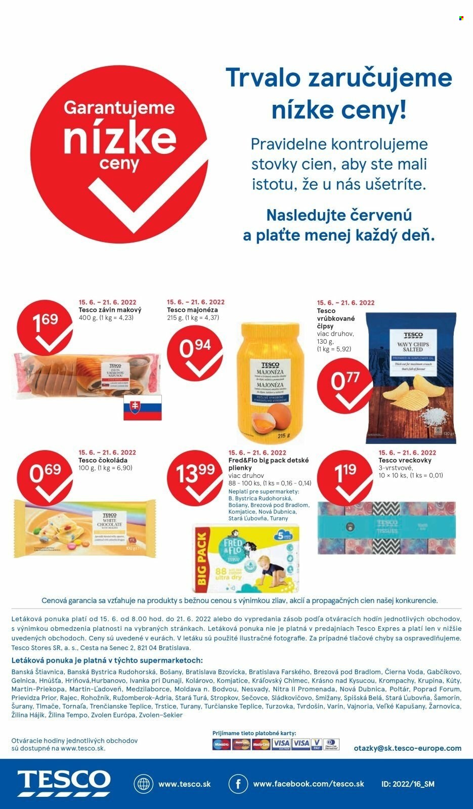 Leták TESCO supermarket - 15.6.2022 - 21.6.2022. Strana 8