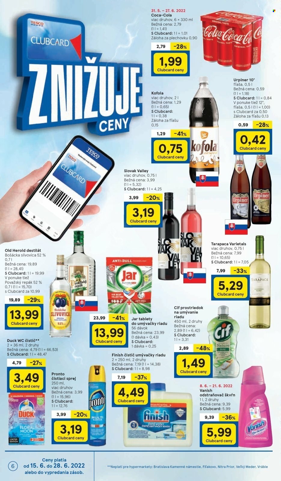 Leták TESCO - 15.6.2022 - 21.6.2022. Strana 6