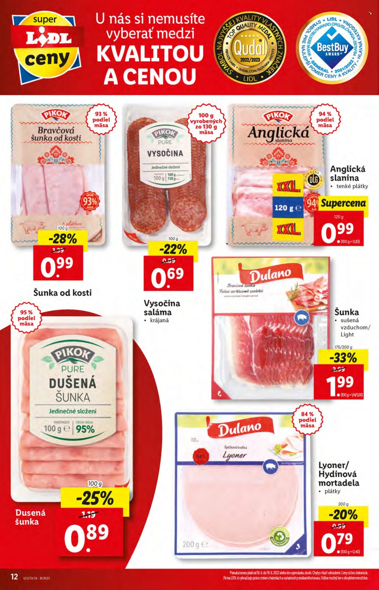 Leták Lidl - 16.6.2022 - 19.6.2022. Strana 12