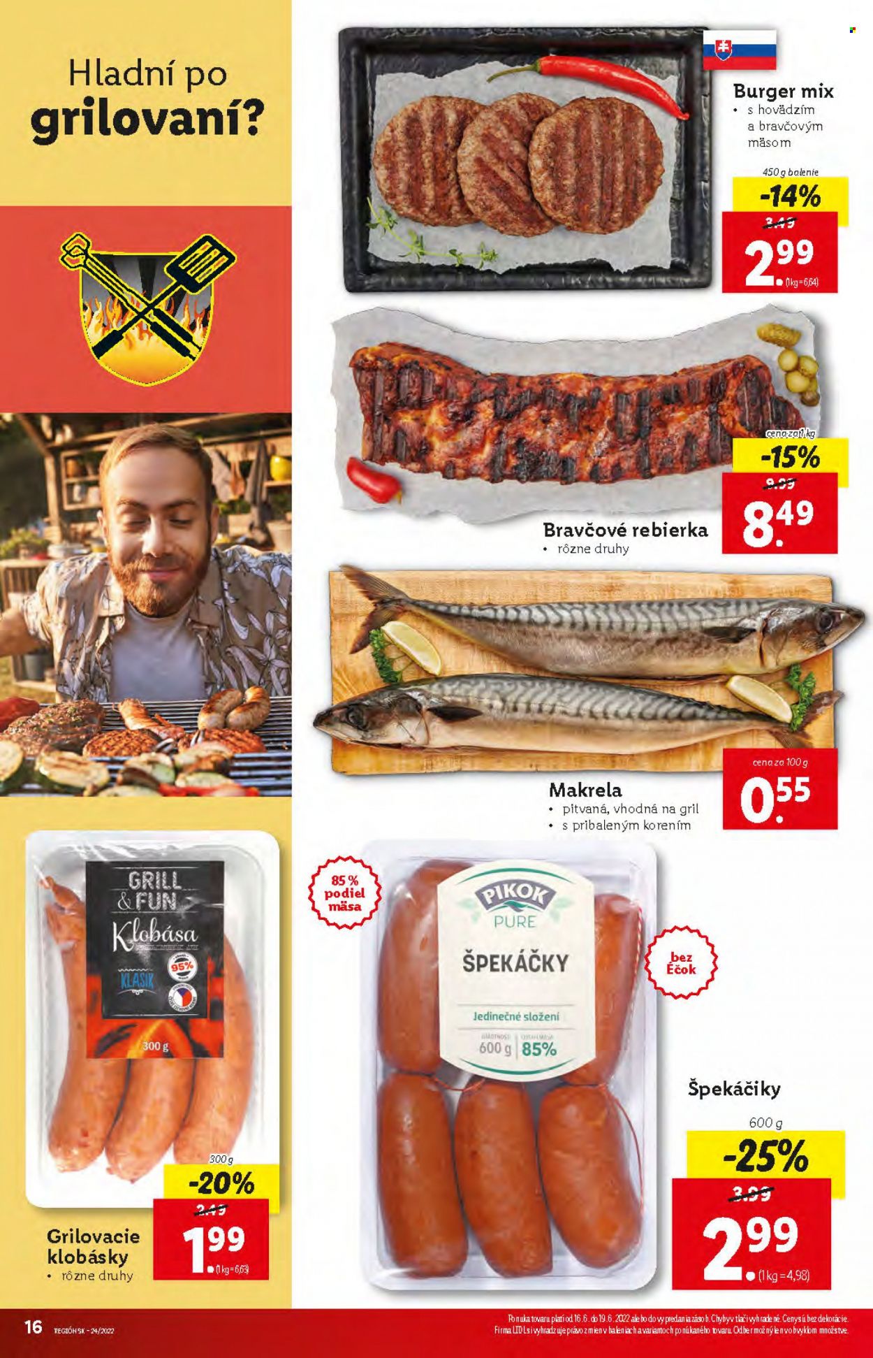 Leták Lidl - 16.6.2022 - 19.6.2022. Strana 16