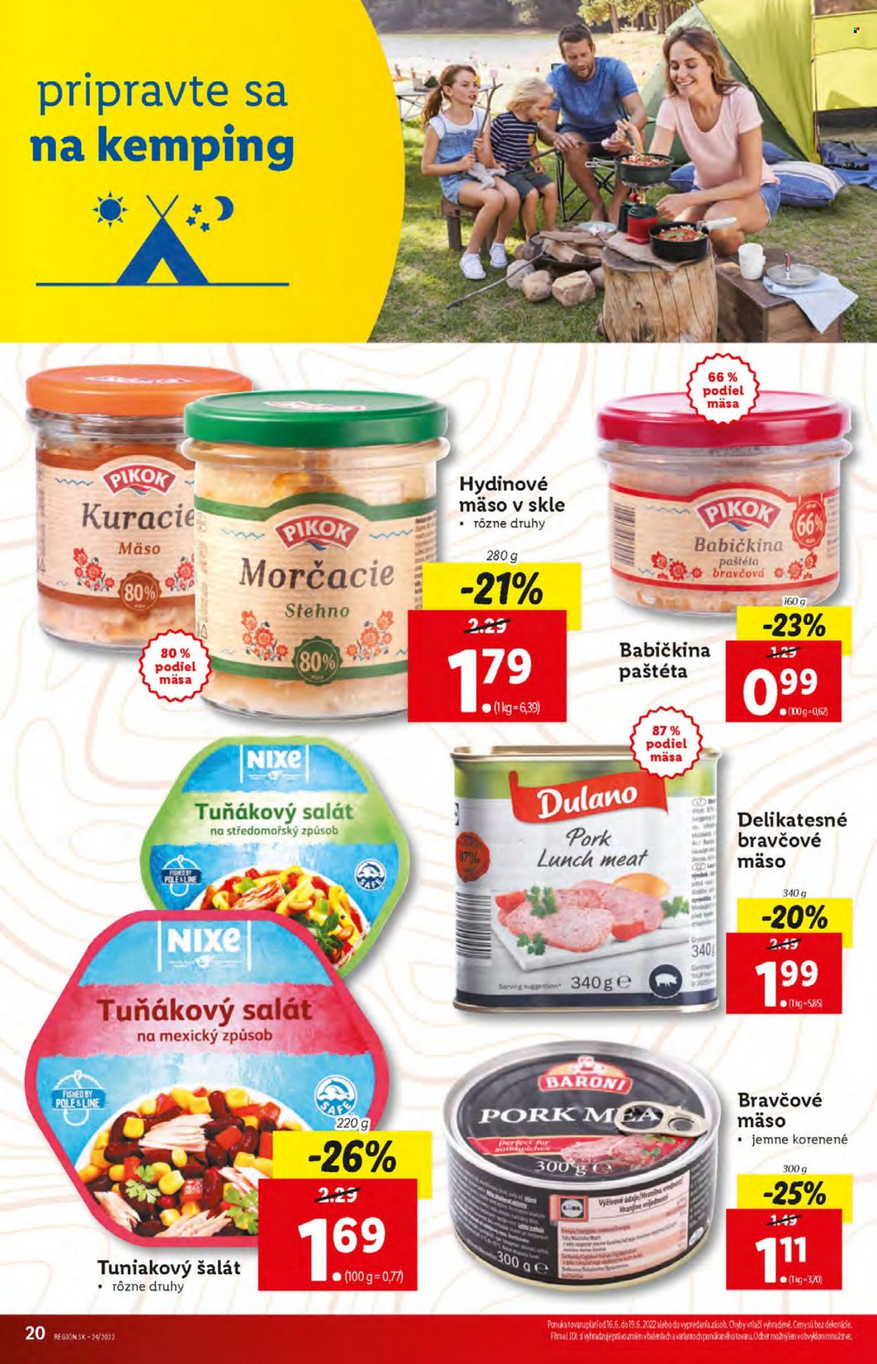 Leták Lidl - 16.6.2022 - 19.6.2022. Strana 20