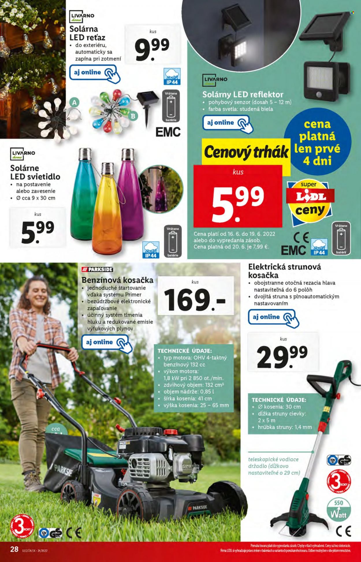 Leták Lidl - 16.6.2022 - 19.6.2022. Strana 28