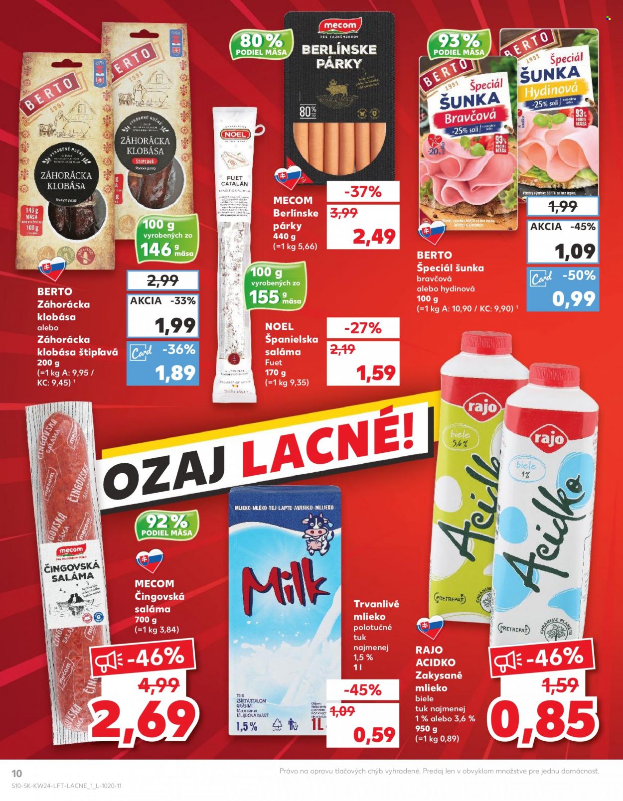 Leták Kaufland - 16.6.2022 - 22.6.2022. Strana 10