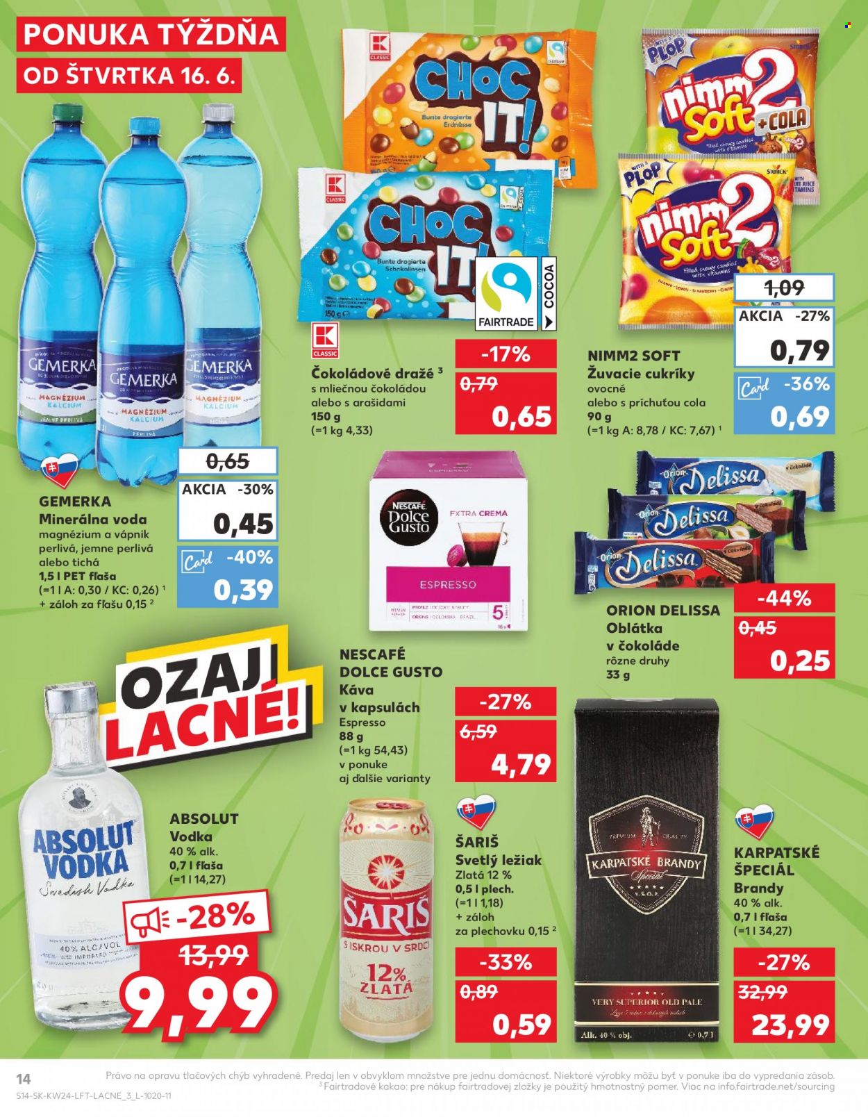 Leták Kaufland - 16.6.2022 - 22.6.2022. Strana 14
