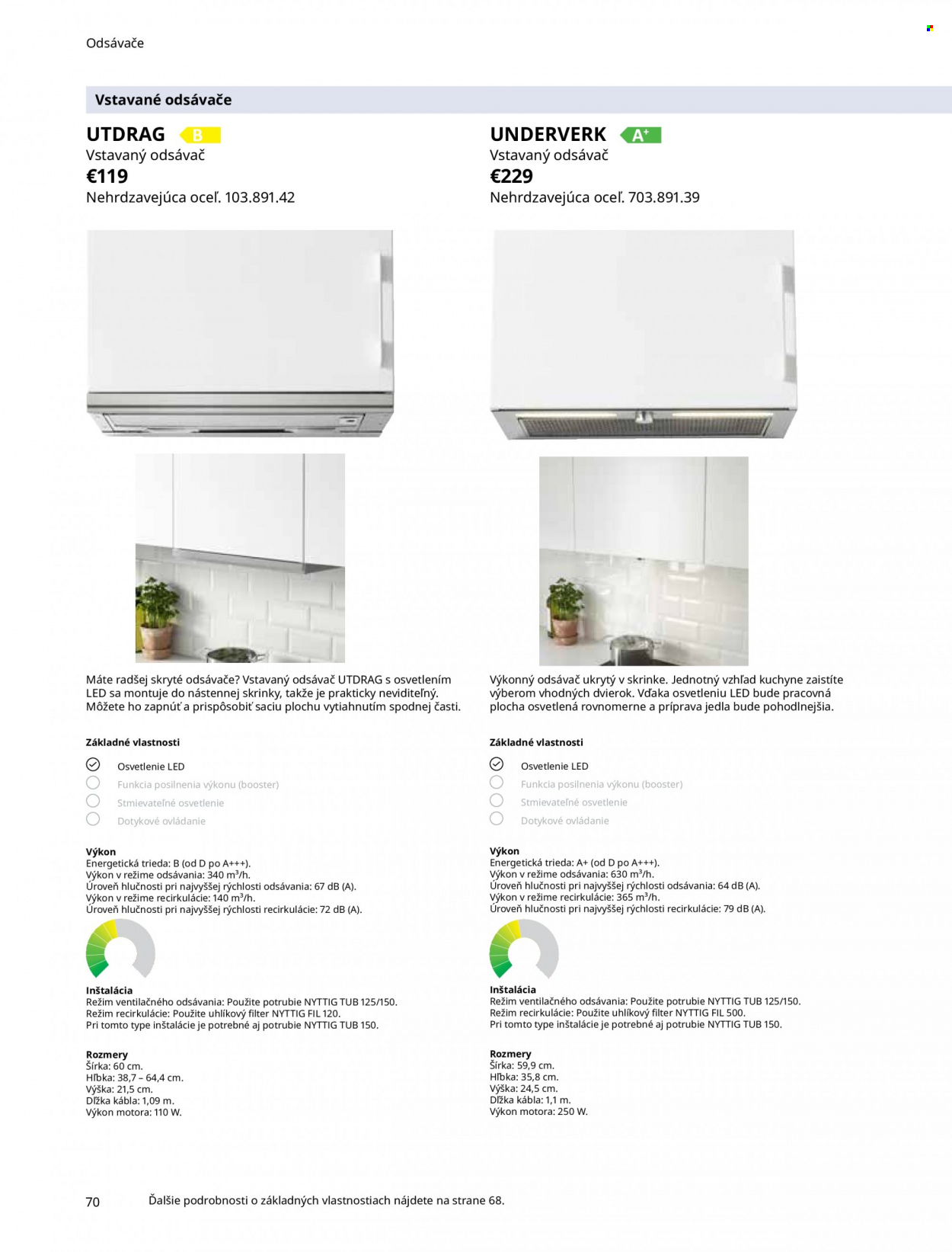 thumbnail - Leták IKEA - Produkty v akcii - odsávač pár. Strana 70.