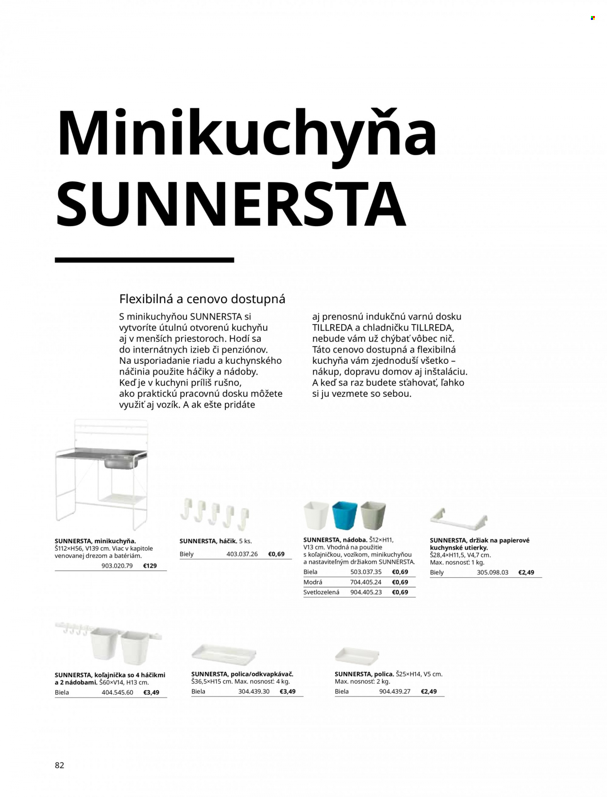 thumbnail - Leták IKEA - Produkty v akcii - odkvapkávač, nádoba, háčik. Strana 82.